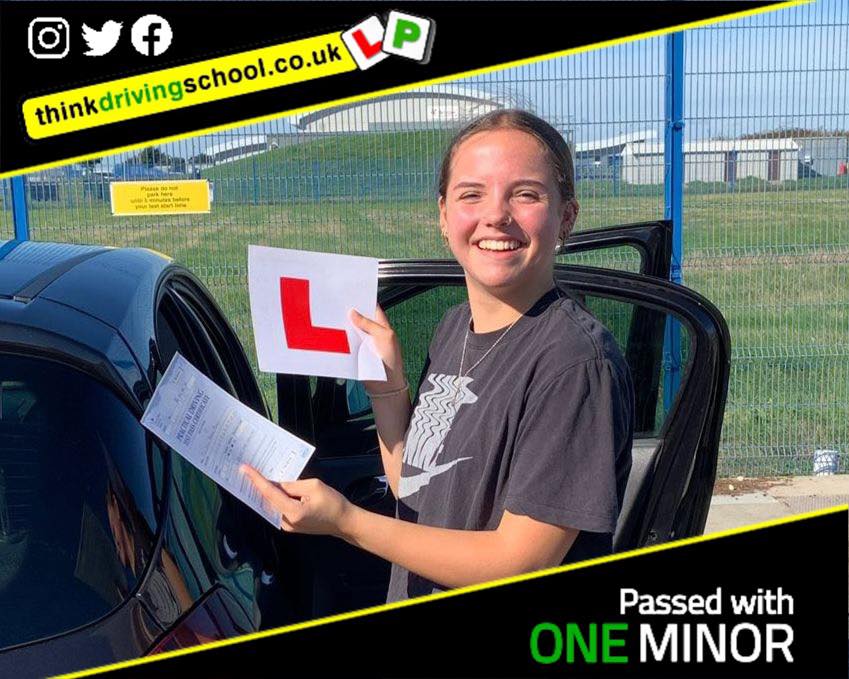 Passed with think driving school September 2022 and left this 5 star review