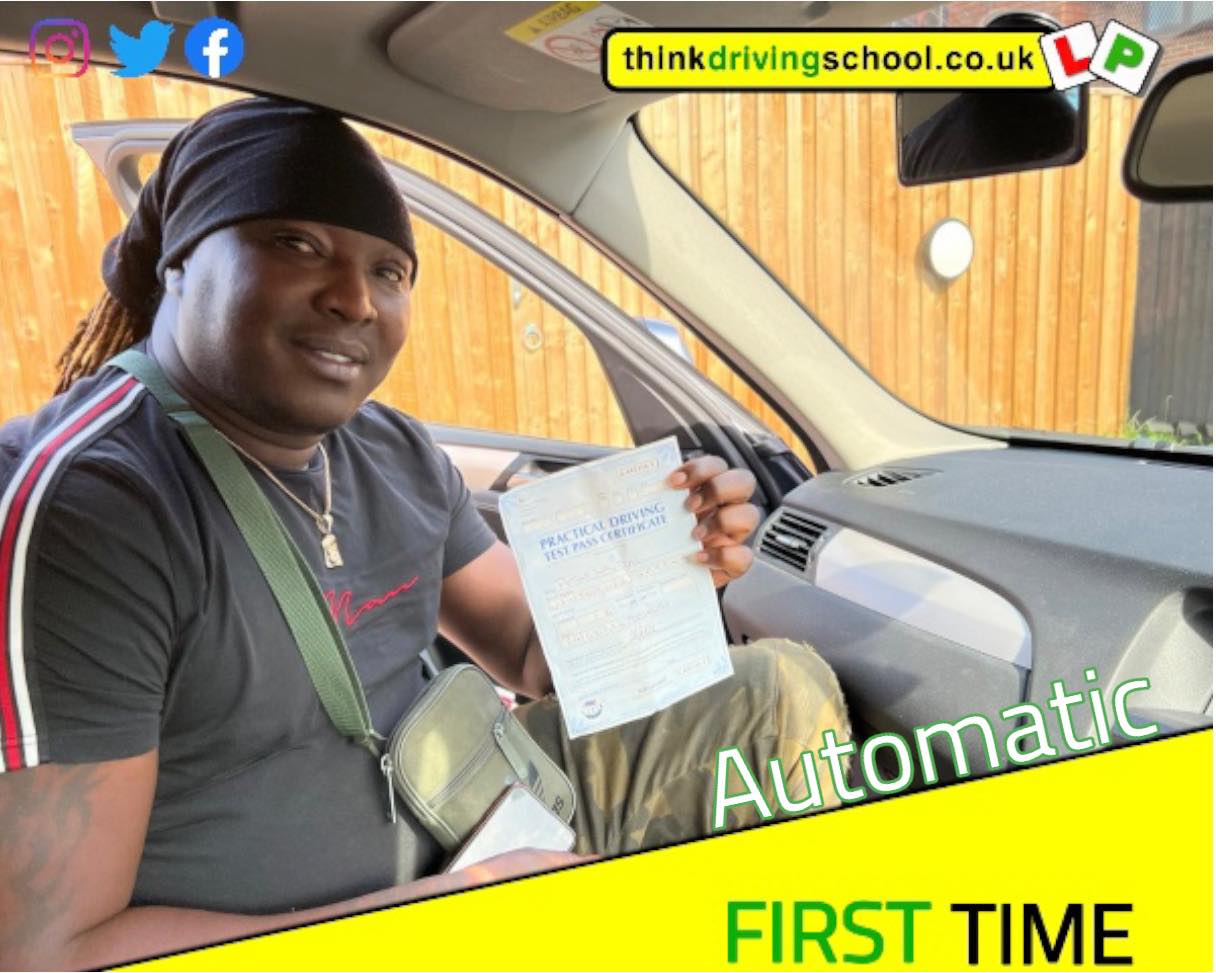 Passed with think driving school September 2022 and left this 5 star review