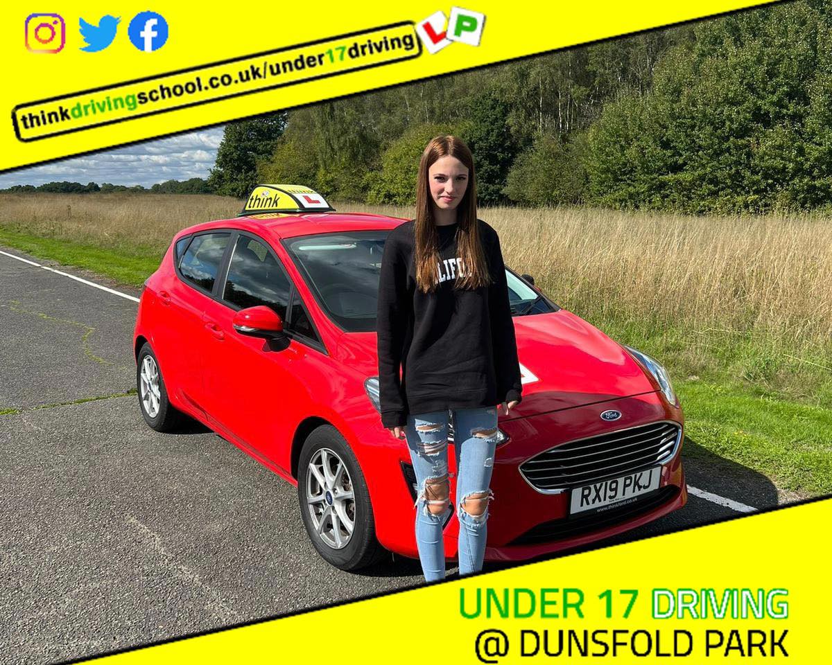 Passed with think driving school September 2022 and left this 5 star review