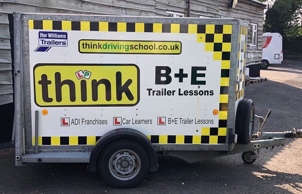 B+E lessons trailer lessons towing lessons Adam Iliffe Revesing trailers