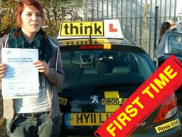 Jessica bracknell happy driving school lesson learner