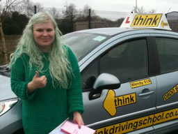 Jessica bracknell happy driving school lesson learner