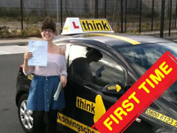 Jessica bracknell happy driving school lesson learner