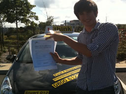 Jack guildford happy with think driving school
