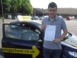 Jack guildford happy with think driving school
