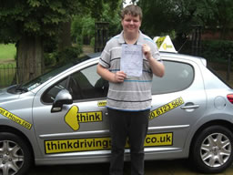 Jack guildford happy with think driving school