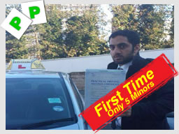 Happy think driving school learner on the day they passed 