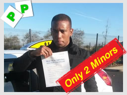 Happy think driving school learner on the day they passed 