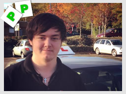 Happy think driving school learner on the day they passed 