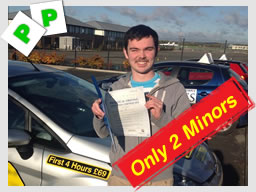 Happy think driving school learner on the day they passed 