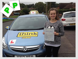 jess dewy from bucklebury passed B+E test 