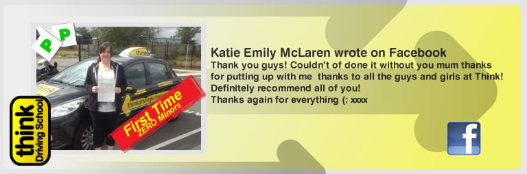 katie mclaren left this awesome review of think drivng school and wendy mclaren adi