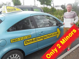 driving lessons Liphook Rob Evamy think driving school grade 5