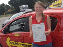 Jessica bracknell happy driving school lesson learner