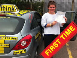 Jessica bracknell happy driving school lesson learner