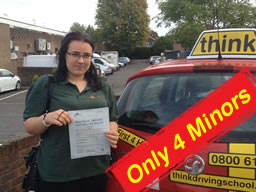 Jessica bracknell happy driving school lesson learner