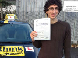 Jessica bracknell happy driving school lesson learner
