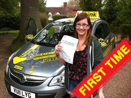 Jessica bracknell happy driving school lesson learner