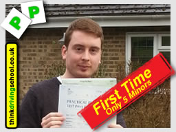 passed after drivng lessons in farnborough with martin hurley