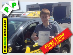 passed with think driving school lessons
