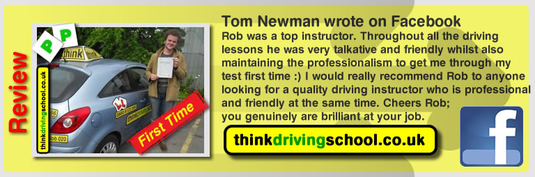 passed with rob evamy from bordon driving school