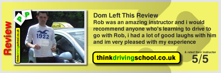 passed with rob evamy from bordon driving school