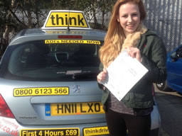 WELL DONE to Sam from Lindford who PASSED today with only 4 minors after taking lessons with Doug edwards