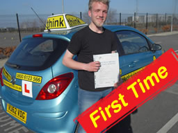 WELL DONE to Sam from Lindford who PASSED today with only 4 minors after taking lessons with Doug edwards