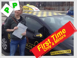 sian passed after driving lessons with tim price-bown from frimley