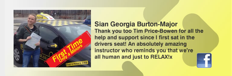 driving lessons Farnborough tim price-bowen think driving school