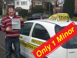 grace from frimley passed with drivng instructor adam iliffe