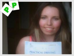 donna passed after driving lessons in alton with ian weir