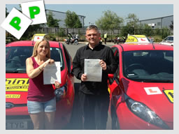 Well Done to Meghan from Whitehill who passed her driving test today with wendy@think, FIRST TIME with only 5 minors!!