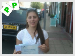 Well done Holly from Froxfield who passed today, FIRST TIME with wendy mclaren from bordon