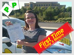 Dione from bracknell passed with driving instructor allan bushell