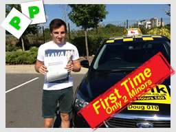 aldershot drivng school passed first time