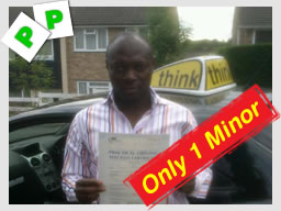 aldershot drivng school passed first time