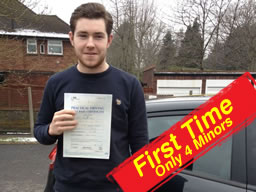 WELL DONE Kyle from Kingsley who passed today FIRST TIME with Rebecca