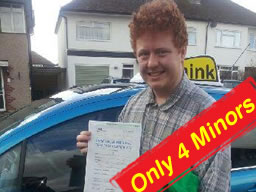 patrick passed after drivng lessons with paul fowler