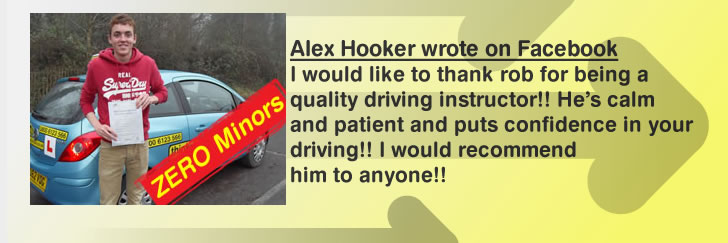 driving lessons Liphook Rob Evamy think driving school grade 5