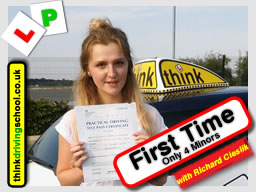 Passed with think driving school in September 2016