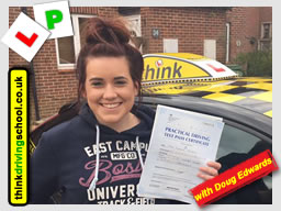 Passed with think driving school in October 2016