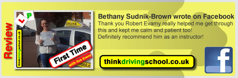 passed with rob evamy from bordon driving school