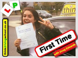 Passed B+E with Doug at think driving school