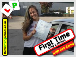 passed with rob evamy from bordon driving school