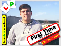 Passed with think driving school in February 2017