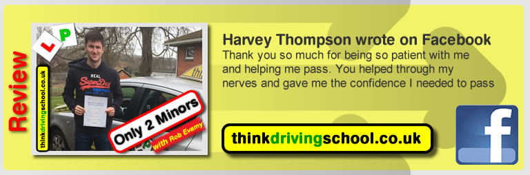 passed with rob evamy from bordon driving school
