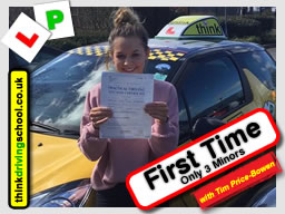 Passed with think driving school in March 2017