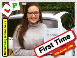 Passed with think driving school in April 2017 and left this review