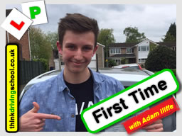 Passed with think driving school in April 2017 and left this review